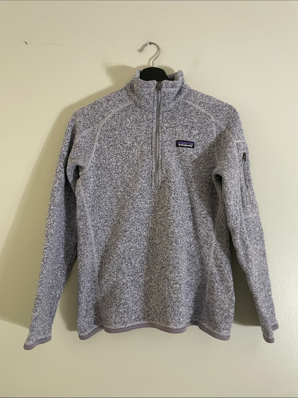 Patagonia Women’s Purple Quarter-Zip Fleece Pullover